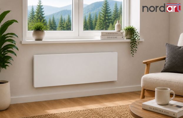 ADAX Neo WiFi elektromos fűtőpanel elhelyezése ablak alatt